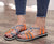 Håndvevde tau flate sandaler
