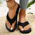 Flate flipflops for kvinner