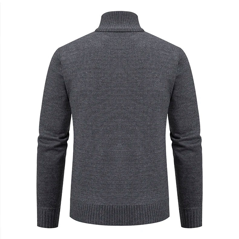 Cashmere strikket genser for menn