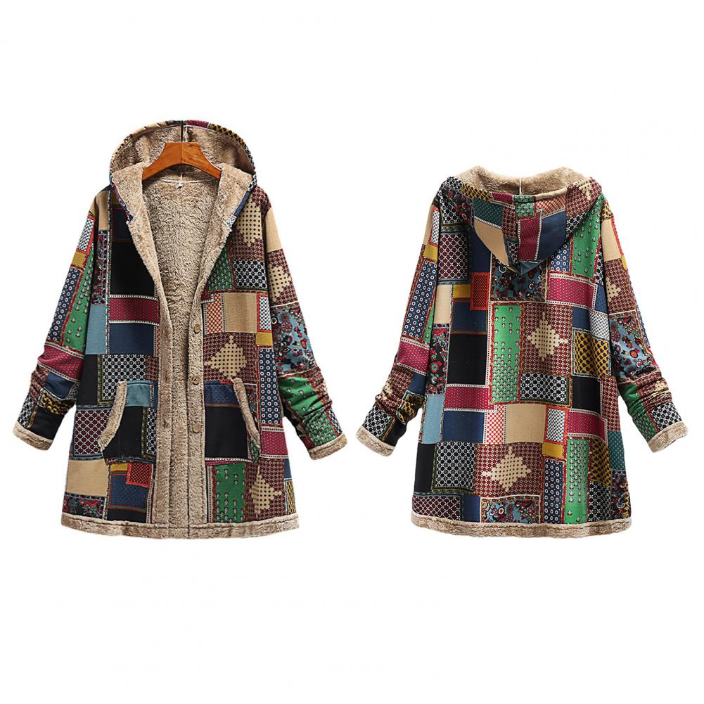 Vintage hettejakke for kvinner