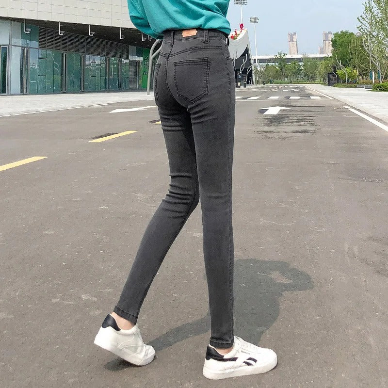 Klassisk stretchjeans for dame