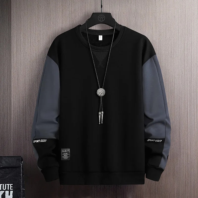 Hettegenser Herre Casual Bomull Polyester Komfortabel Stil 1