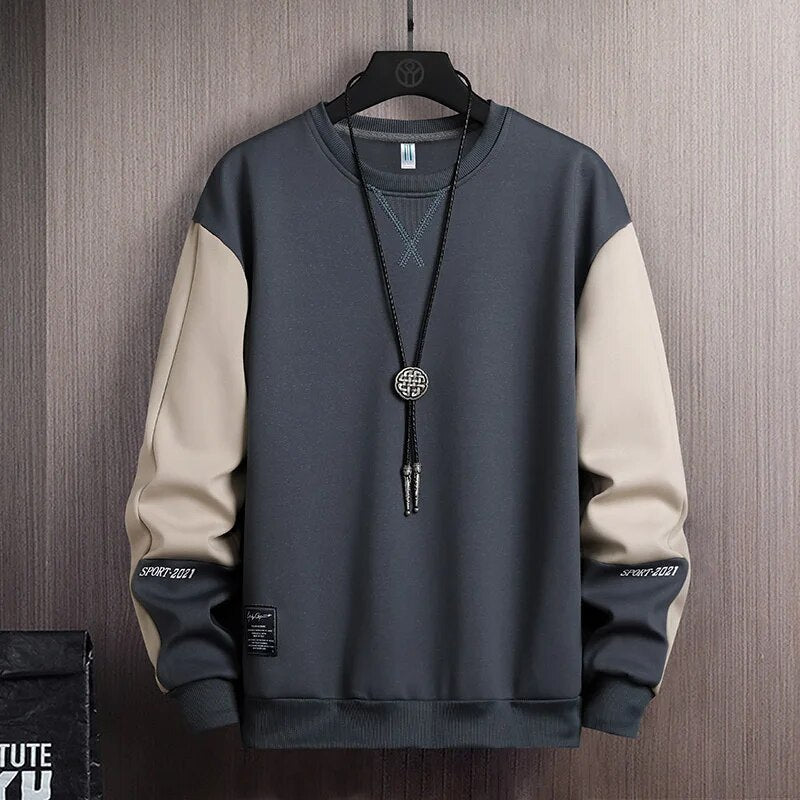 Hettegenser Herre Casual Bomull Polyester Komfortabel Stil 3
