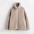 Variant image for Dame Teddyjakke Løs Passform Myk Polyester Blandingsmateriale-6