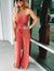 Dame Jumpsuit Off-Shoulder Elegant Polyester-1