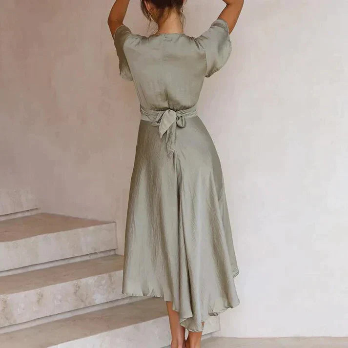 Kvinnes Vintage Kjole Retro Chic Bomullsblanding