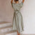 Kvinnes Vintage Kjole Retro Chic Bomullsblanding