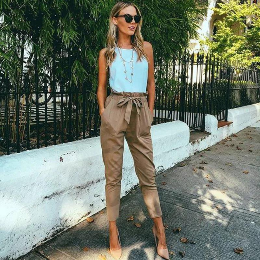 Casual streetwear-bukser for kvinner