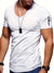 Variant image for Herre T-skjorte V-hals Casual Bomull-27