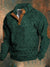 Herre Fleece Genser Retro Stil Myk Polyester 2
