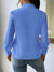 Dame Bluse Hvit V-Hals Elegant Polyester-3