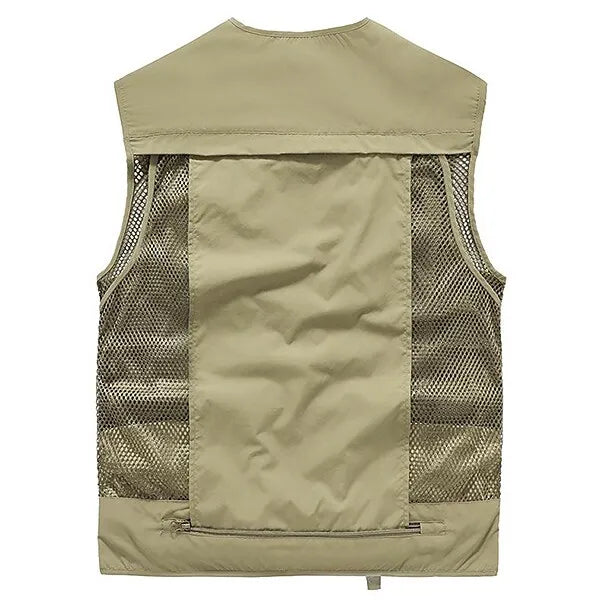 Herre Vest Ermeløs Moderne Polyester Utendørs-2