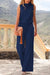 Dame Jumpsuit Tidløs Design Flytende Materiale-6