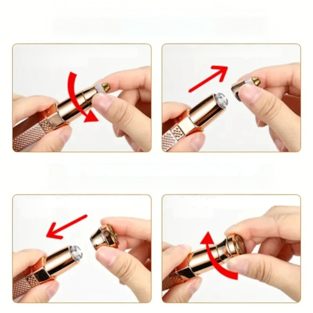 2-i-1 øyenbrynbarbermaskin og hårbarbermaskin