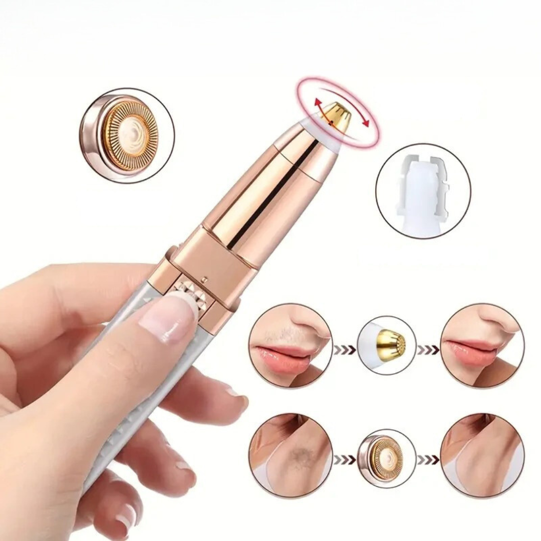 2-i-1 øyenbrynbarbermaskin og hårbarbermaskin