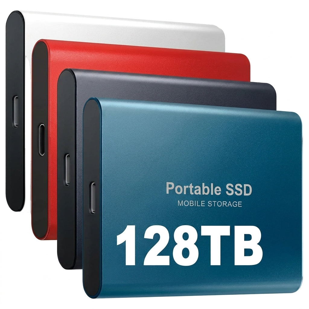 Ekstern SSD 128 TB Kompakt og rask