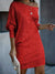 Dame Festkjole med Paljetter Elegant Design Polyester-3