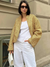Gold Loose Casual jakke for kvinner