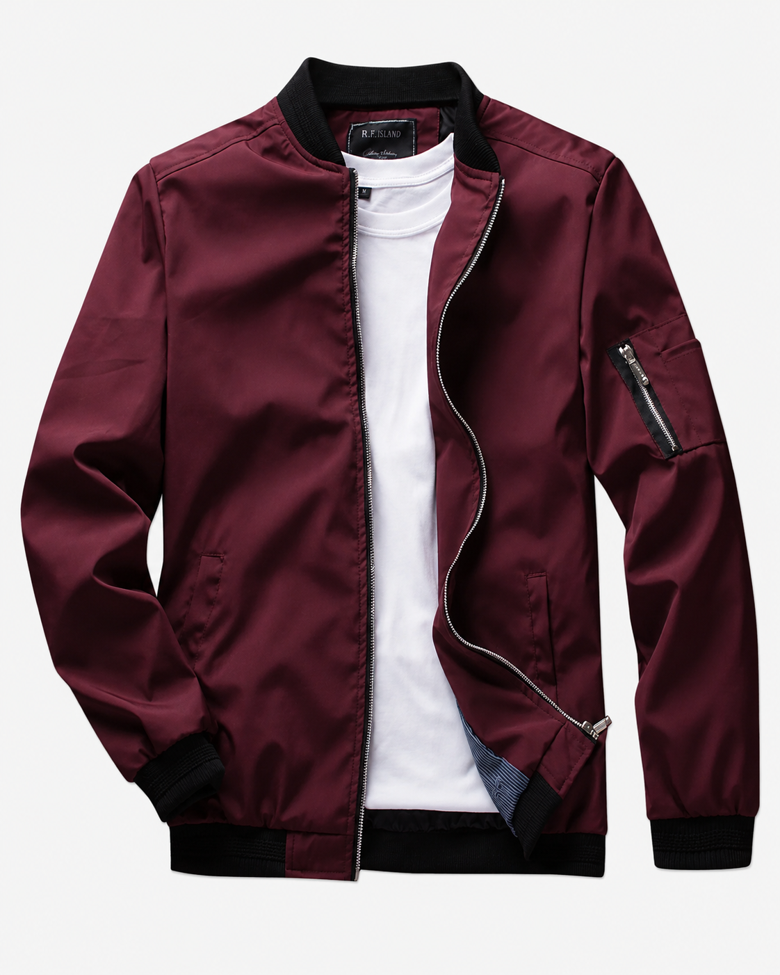 Herrejakke Korte Ermer Vannavvisende Casual Design
