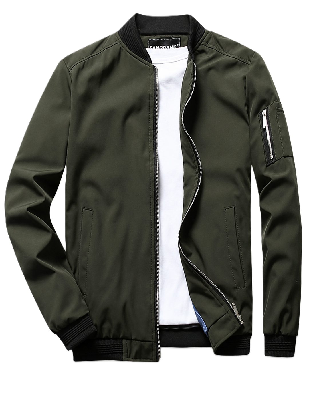 Herrejakke Korte Ermer Vannavvisende Casual Design