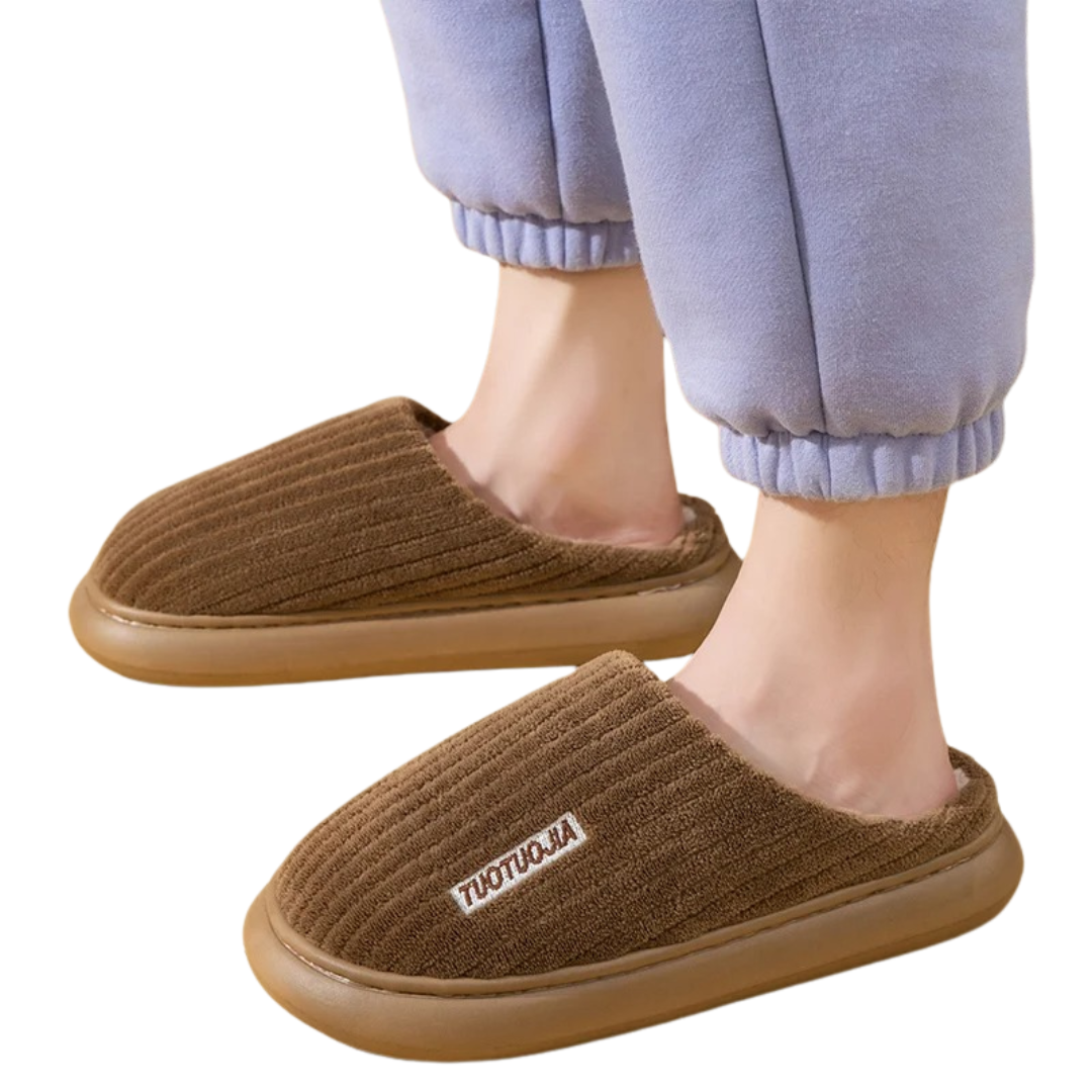 Memory Foam Fluffy Plysj tøfler