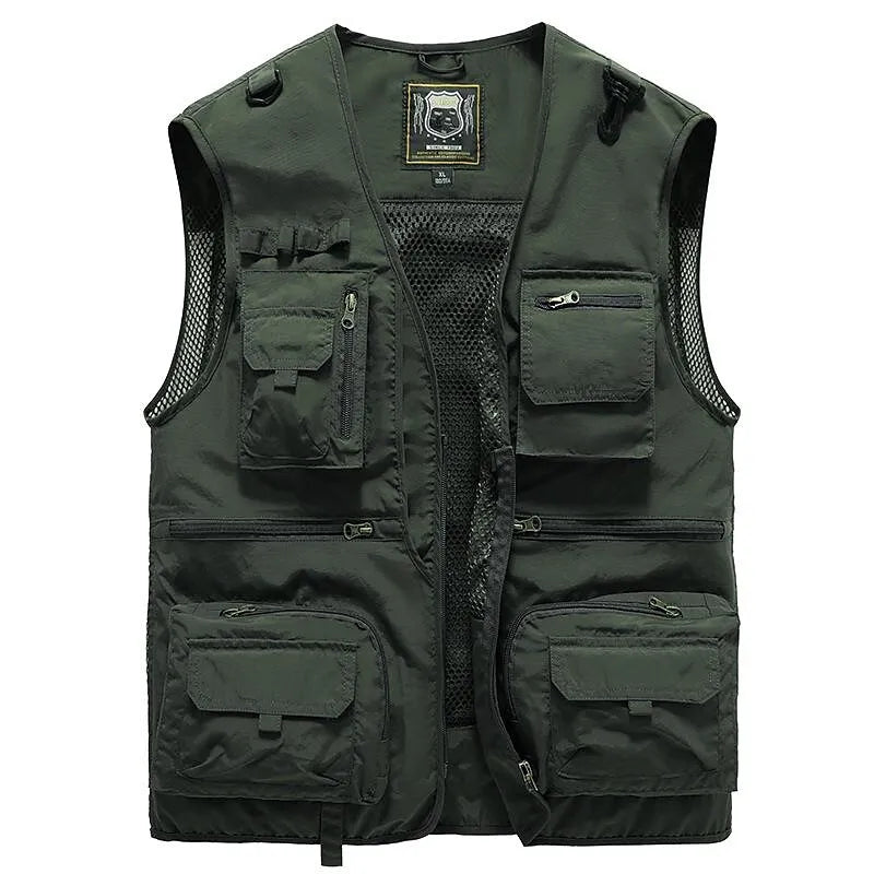 Variant image for Herre Vest Ermeløs Moderne Polyester Utendørs-25