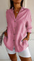 Dame Skjorte Elegant Plissert Bærekraftige Materialer-5