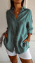 Variant image for Damebluse Klassisk Krage Myk Polyester med Delikate Detaljer-41