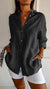 Variant image for Damebluse Klassisk Krage Myk Polyester med Delikate Detaljer-81