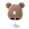 Ull Strikket Baby Bonnet