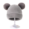 Ull Strikket Baby Bonnet