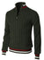 Variant image for Herre Genser Half Zip Strikkemateriale Italiensk Design-4