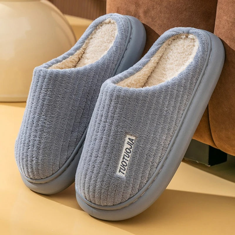 Memory Foam Fluffy Plysj tøfler