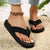Flate flipflops for kvinner