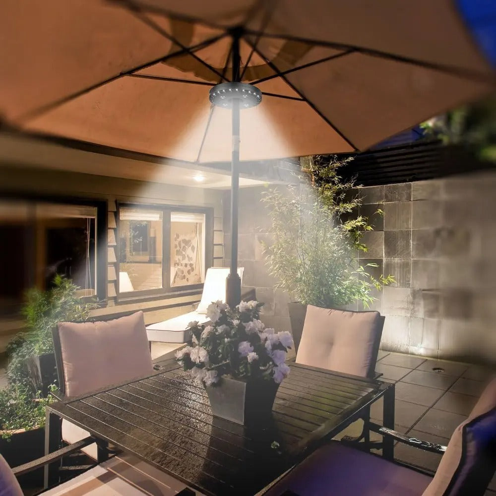 28 LED Terrasseparaplylys