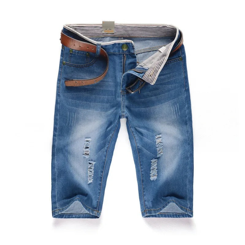 Denimshorts for menn