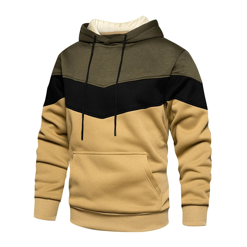 Hettegenser I Fleece-Stil for Menn