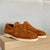 Loafers i semsket skinn for menn