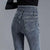 Termisk skinny jeans med høy midje