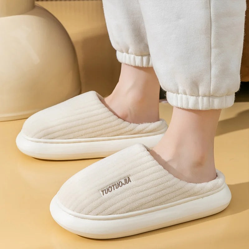 Memory Foam Fluffy Plysj tøfler