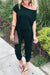 Løs jumpsuit uten skuldre for kvinner
