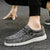 Casual loafers med snøring for menn