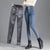 Termisk skinny jeans med høy midje