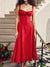 Elegant festkjole i A-linje for kvinner