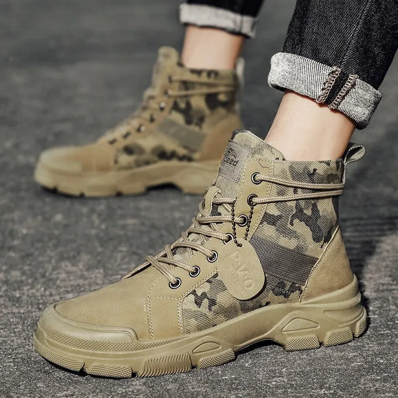 Camo-støvler for menn