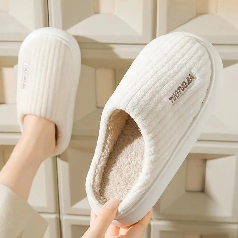 Memory Foam Fluffy Plysj tøfler