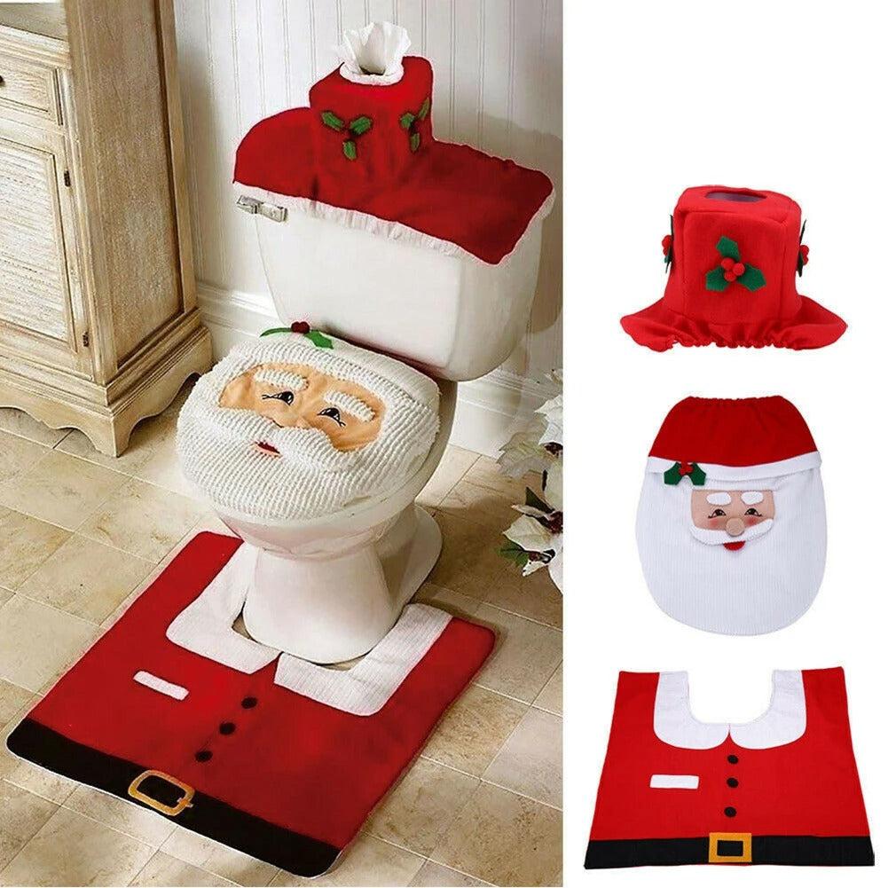 Kreativt juletoalettsetetrekk