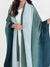 Gradient plissert trenchcoat for kvinner