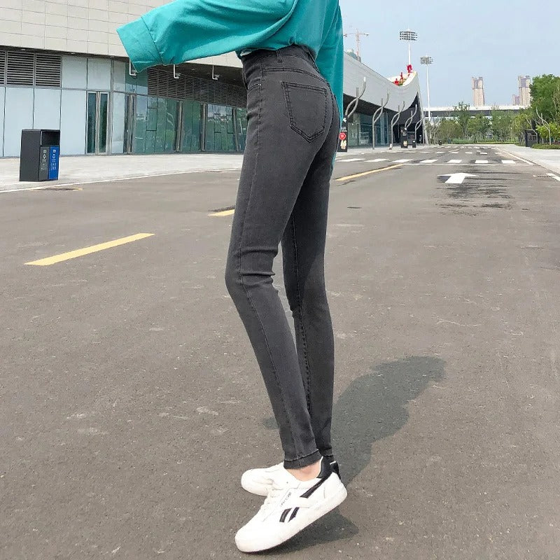 Klassisk stretchjeans for dame