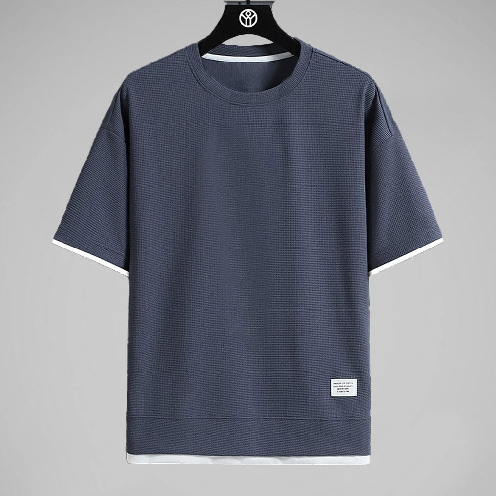 Premium Waffle T-skjorte for menn